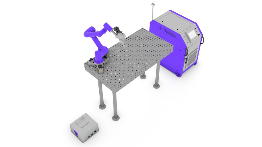 Робо-ячейка NGR WELD COBOT LASER