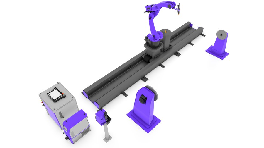 Робо-ячейка NGR WELD MULTIAXIS